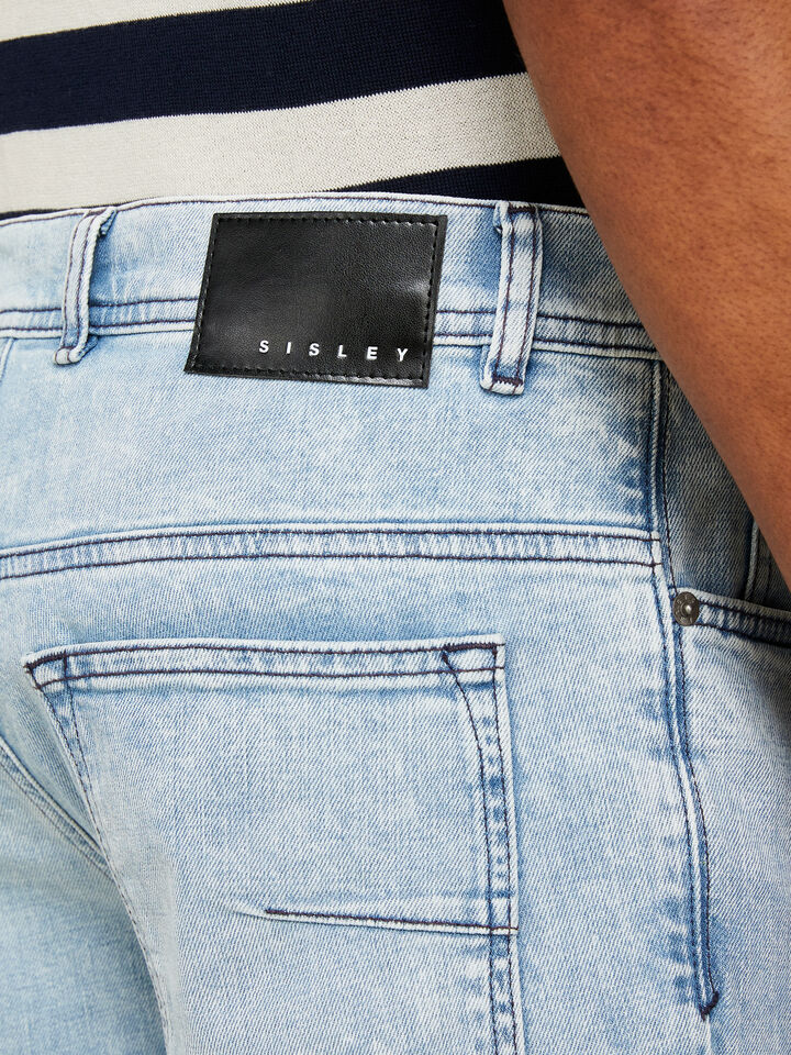 Light jeans - men's slim fit jeans - Light Blue | Sisley image number 5